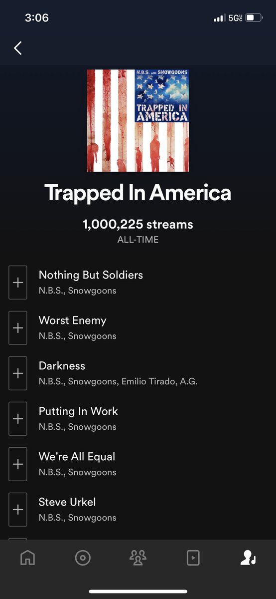 FlashNBS's tweet photo. Streamed a Million wow… 🙌🏽🙌🏾 @Snowgoons @dj_tray @Sicknature @NtheBS https://t.co/dklm3DhxHG