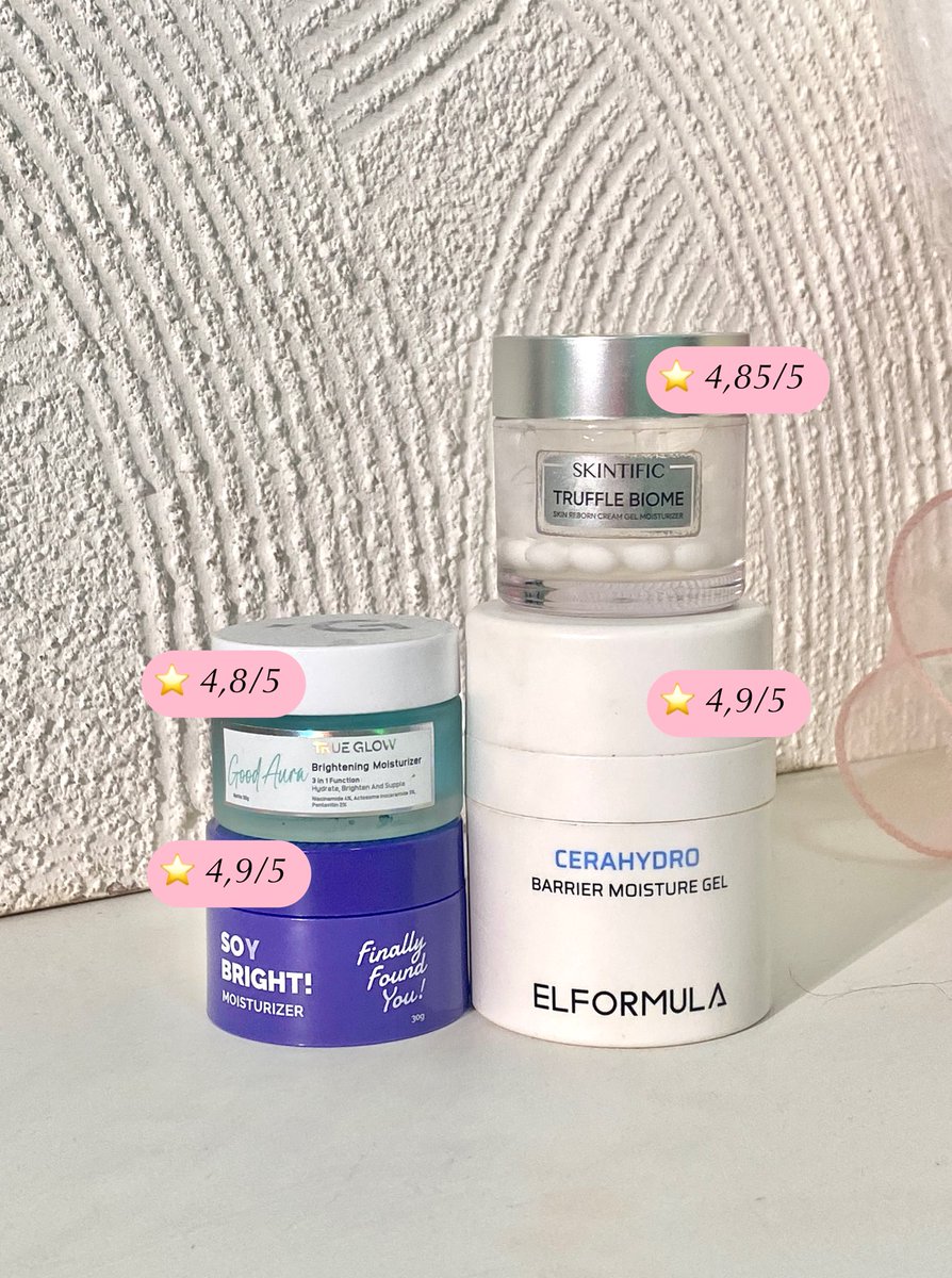 reviewbylia's tweet image. Rating face wash &amp;amp; moisturizer yg sudah pernah aku pakai ✨

Buat yg lagi butuh rekomendasi face wash/moisturizer bisa bookmark &amp;amp; retweet thread ini karena disini aku akan kasih mini review dari tiap produknya 😆🫶🏻
