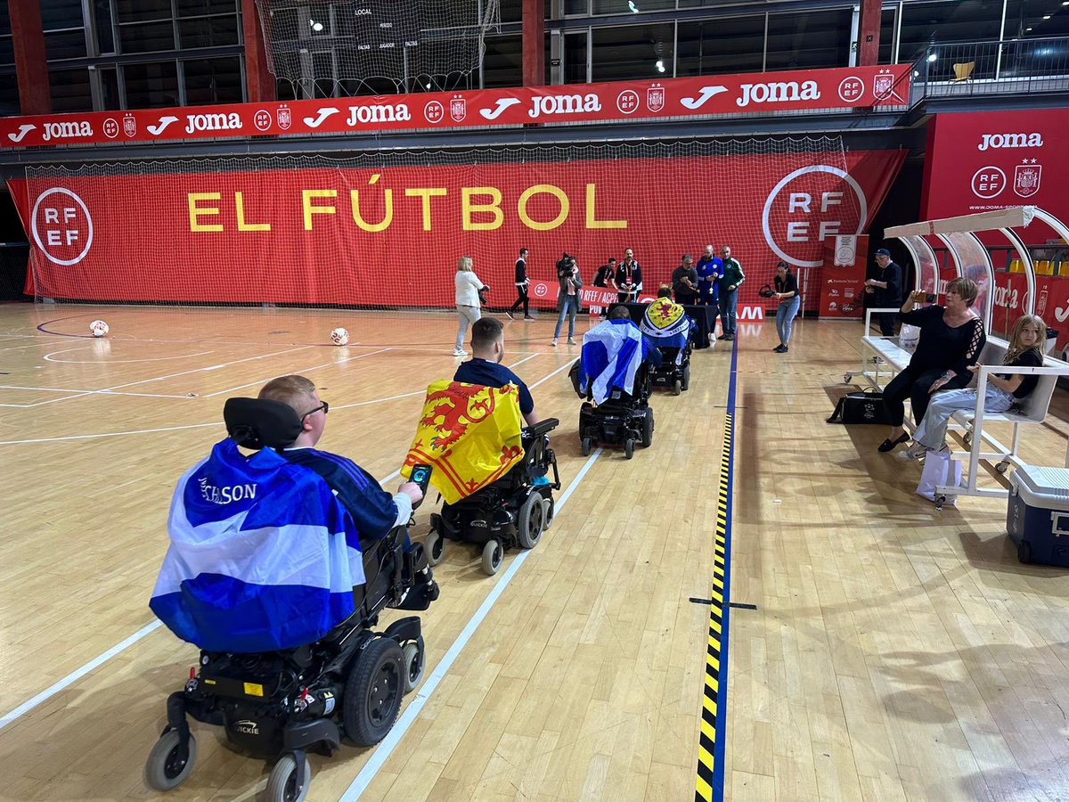 Scottish Powerchair Football Association tweet media
