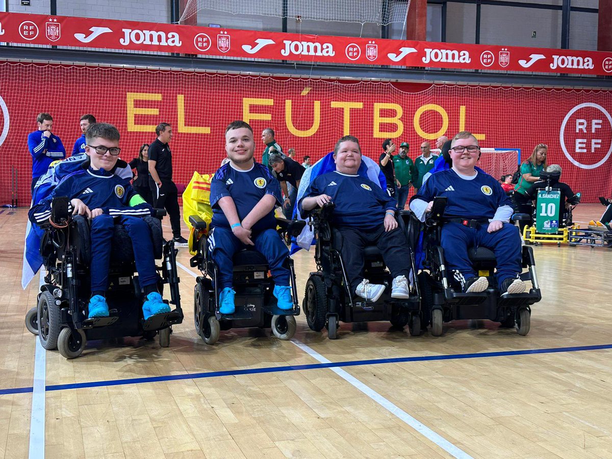 Scottish Powerchair Football Association tweet media