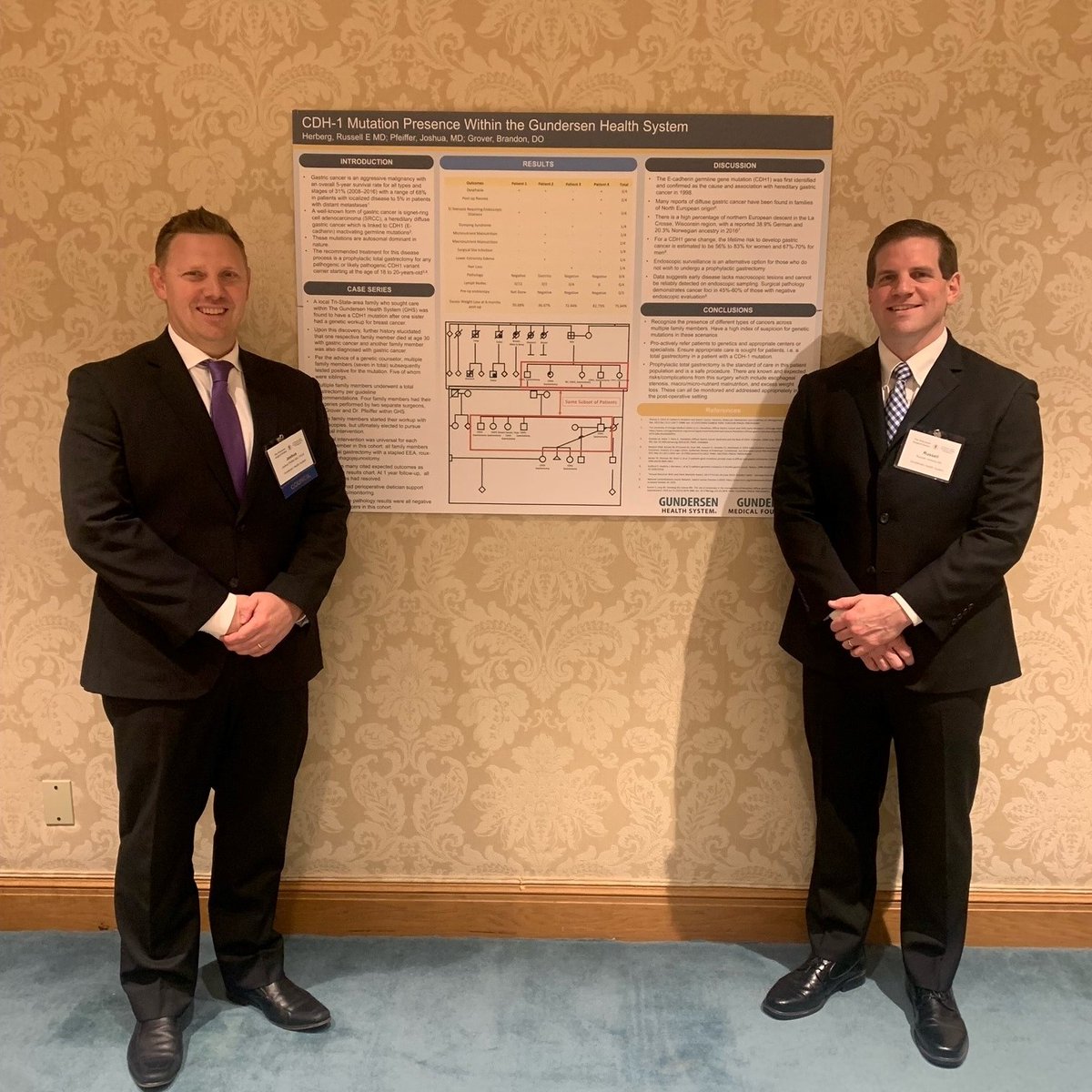 Gundersen General Surgery Residency (@gundersensurg) on Twitter photo Congratulations Russell Herberg, MD, PGY III General Surgery Resident, Associate PD Josh Pfeiffer, MD & Brandon Grover, DO on your poster presentation at Wisconsin Surgical Society 2023! <a href="/GundersenMedEd/">GundersenMedEd</a> <a href="/josh_pfeiffer/">Josh Pfeiffer MD</a> Congratulations Russell Herberg, MD, PGY III General Surgery Resident, Associate PD Josh Pfeiffer, MD & Brandon Grover, DO on your poster presentation at Wisconsin Surgical Society 2023! <a href="/GundersenMedEd/">GundersenMedEd</a> <a href="/josh_pfeiffer/">Josh Pfeiffer MD</a>