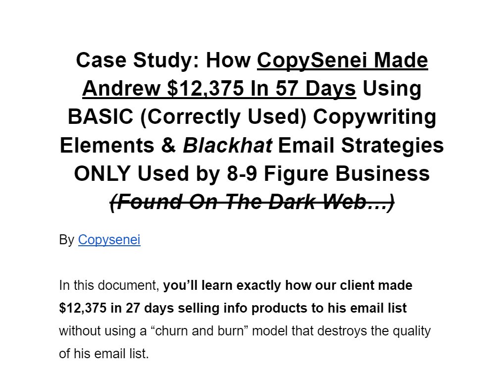 PatKarbowski's tweet image. Short case study doc REVEALS how our client Andrew made an extra $12,375 in 2 months using &quot;The Dark Web&quot; email marketing strategy.

Want to see how we did it?

Then...

RT, like, and comment &quot;web&quot; to get a FREE copy sent to you.

(Must be following for DM -- 24 HOURS ONLY)