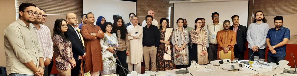 Good session with development partners, stakeholders to finalize Outcome Summary and Declaration of #RegionalClimateSummit held in Dhaka in early September. We also discussed about forming a South Asian Parliamentary Forum. ⁦⁦@ClimateParliam1⁩ ⁦@ClimateParl⁩