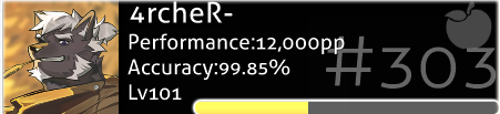 4rcheR_archer's tweet photo. 1. 12000pp✅
2. #300 (pushing) https://t.co/TCmbXo8baM