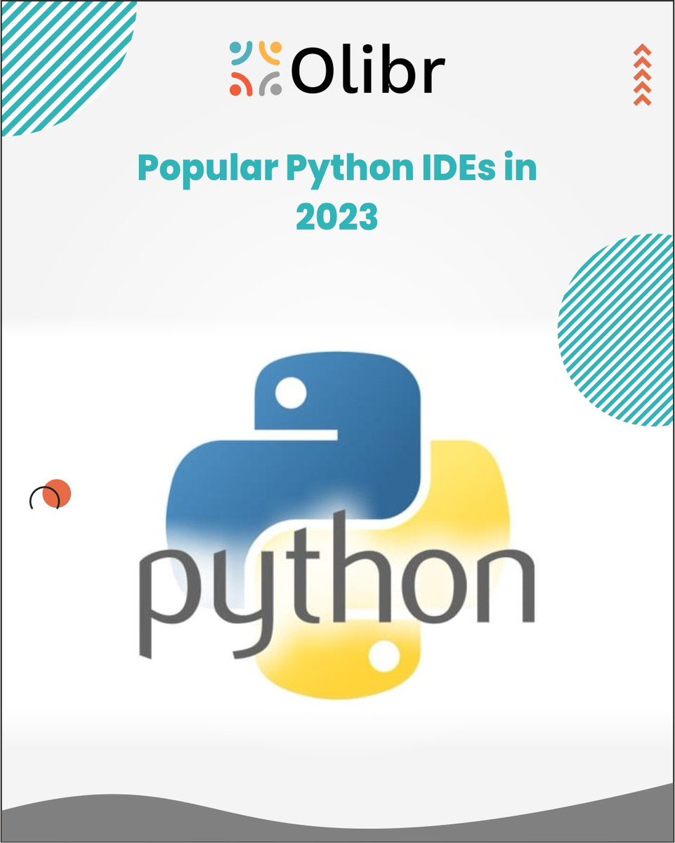 Olibrcom's tweet image. Discover the ideal IDE to make your #Pythonjourney smooth and efficient. 💻🐍
Share your favorite IDE and your thoughts on it! 🧑🏻💻
Feel free to share your insights and experiences. 📈
And don't forget to follow olibr for more tech insights. ✅
#pythonprogramming