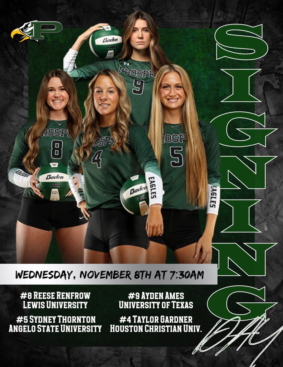 Prosper Eagles Volleyball (@prospervb) on Twitter photo Join us on Wednesday, November 8th at 7:30am in the arena! 🦅🏐
<a href="/PISD_Athletics/">ProsperISDAthletics</a> <a href="/ProsperHS/">Prosper High School</a> Join us on Wednesday, November 8th at 7:30am in the arena! 🦅🏐
<a href="/PISD_Athletics/">ProsperISDAthletics</a> <a href="/ProsperHS/">Prosper High School</a>