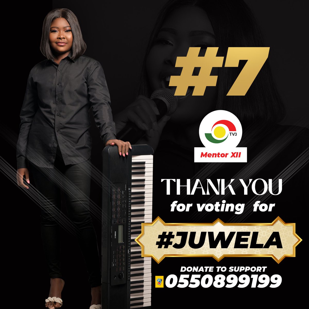 officialJuwelah's tweet photo. Thank you all for the support and votes. We go again this week ❤️‍🔥❤️‍🔥🥳🥳 #juwela #Trending #GhanaWillRiseAgain #Ghana https://t.co/fOxi7miI0c