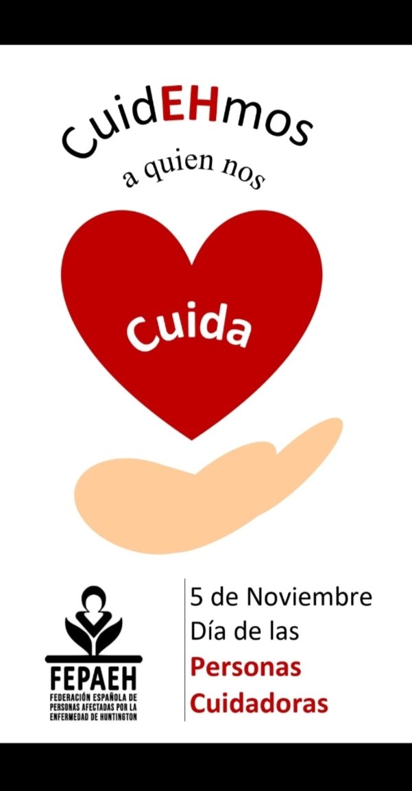 📣 5 de Noviembre: Día de las Personas Cuidadoras
❤️ 🥰 Agradecimiento a nuestras Personas Cuidadoras.
¡CuidEHmos a quién nos Cuida! 💙💜💙💜
#CuidEHmos
#DiaMundialPersonasCuidadoras
#FEPAEH