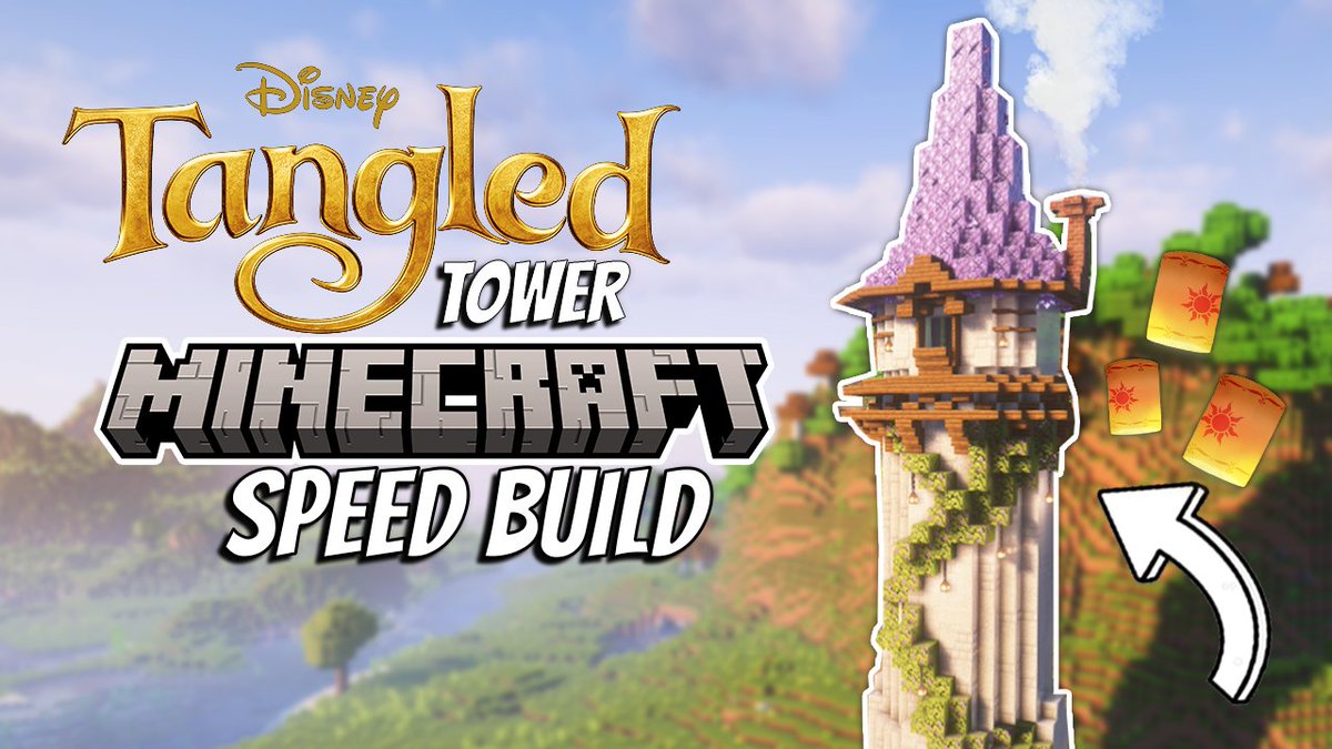❤️ DISNEY'S TANGLED TOWER! - Minecraft, Speed Build ☀️✨ 
youtu.be/rhGJVp90Lsg
#Minecraft #Minecraftbuilds #YouTube #NewVideo #FranticGaming