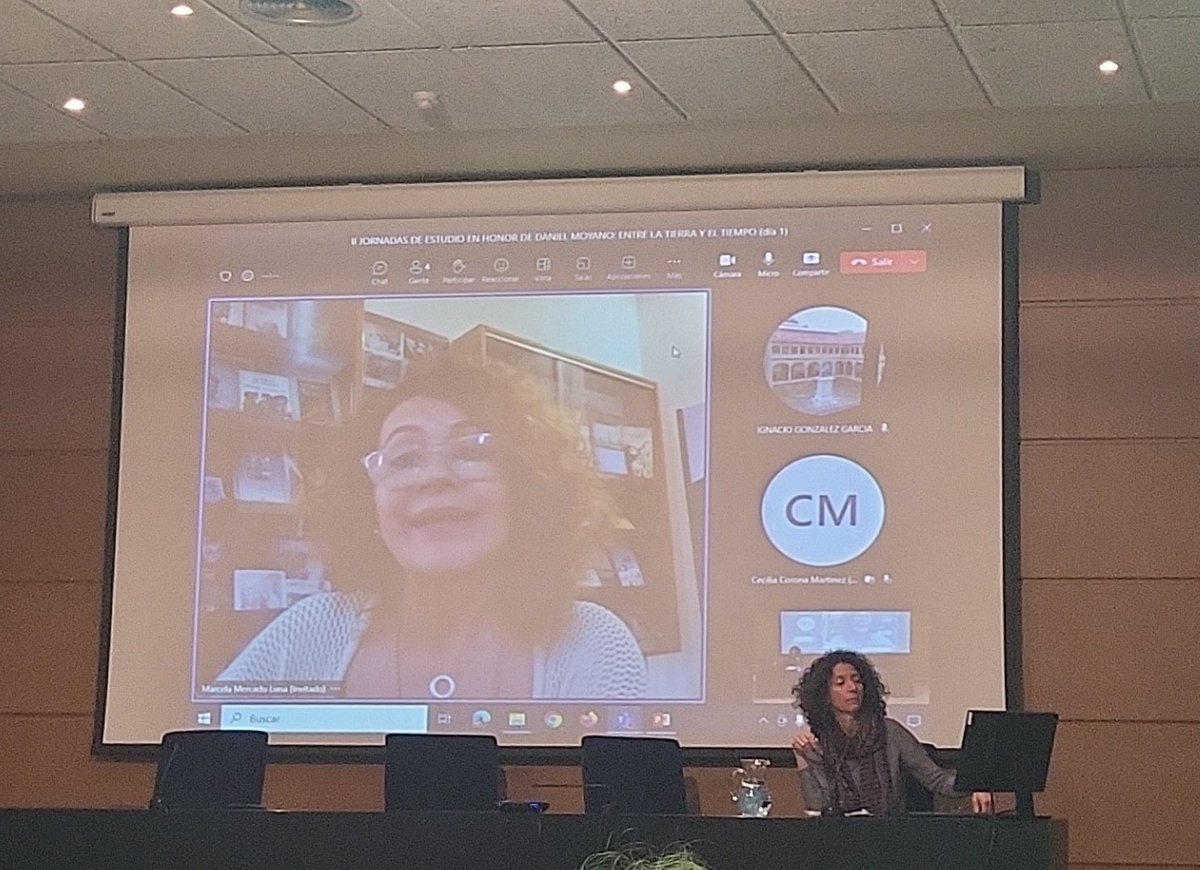 La actriz Paulina Carreño y Marcela Mercado, virtualmente desde La Rioja, cierran la mañana con una lectura de fragmentos de la obra de Daniel