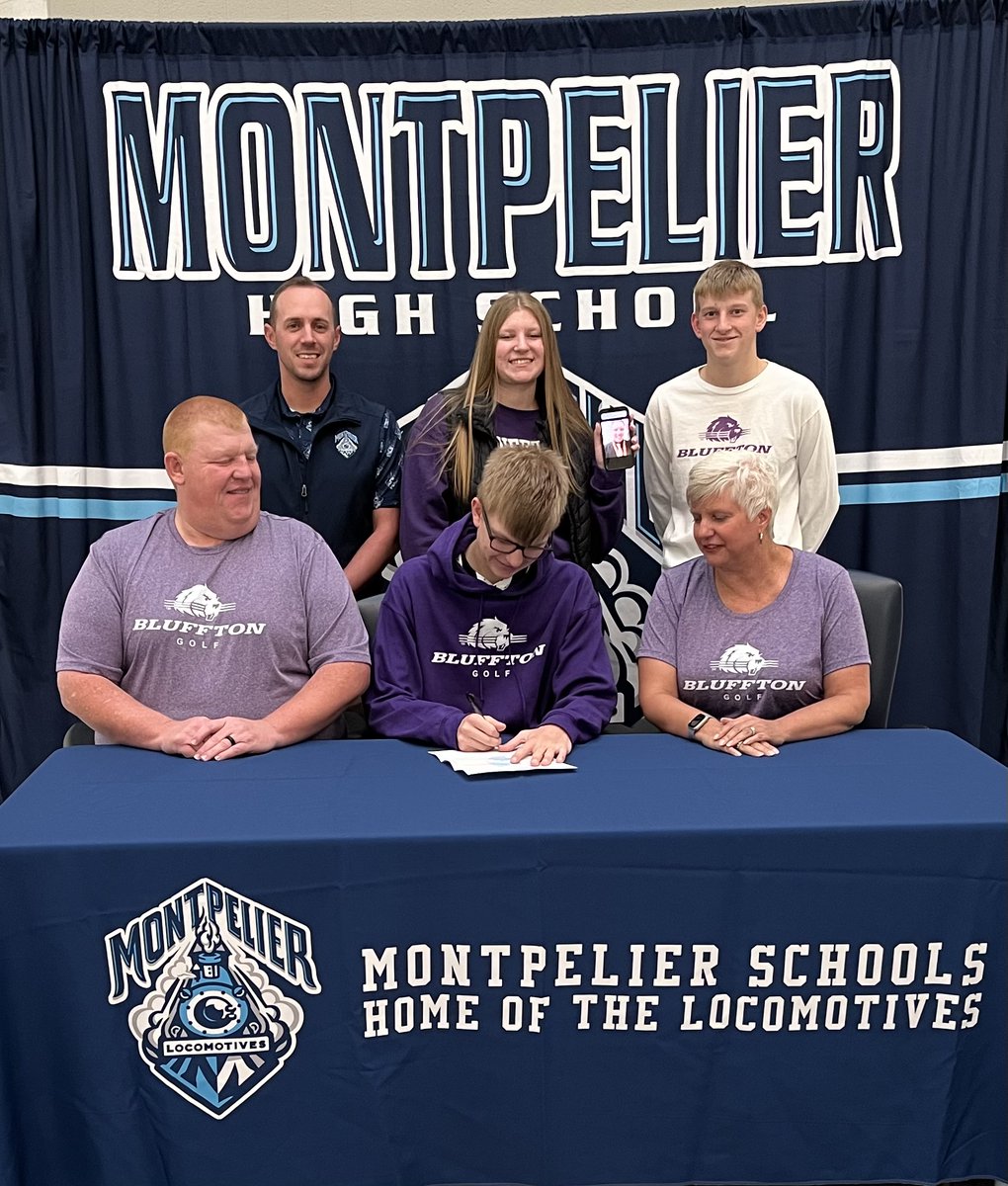 LocoAthletics's tweet photo. Congrats to Sr. Drake Sommer who will be heading to Bluffton College next fall to golf.  Drake is the son of Kevin and Monica Sommer. https://t.co/BIdEXUno8a