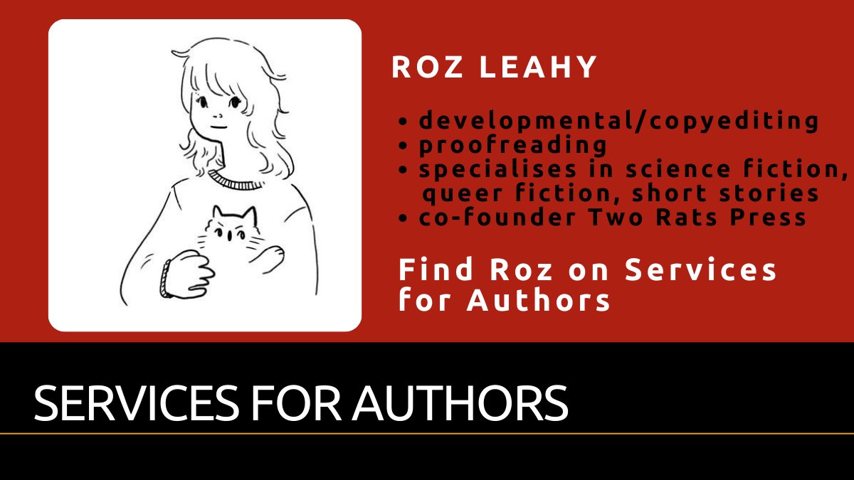 Today we’re shining a spotlight on one of our Services for Authors editors, Roz Leahy (@AllThingsTruly) who, in addition to the genres mentioned in the image, also specialises in table top game books and manuals. View their listing here: suppliers.theempoweredauthor.com/edinburgh/publ…