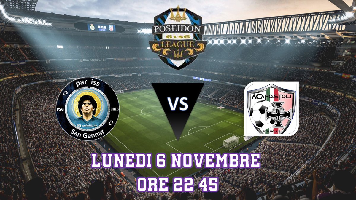 ⚽ MATCH DAY ⚽

Si ritorna in campo dopo tanto amore misto a paura.

PSG vs AC APOSTOLI

Già abbiamo denunciato irregolarità perché gli apostoli so 12