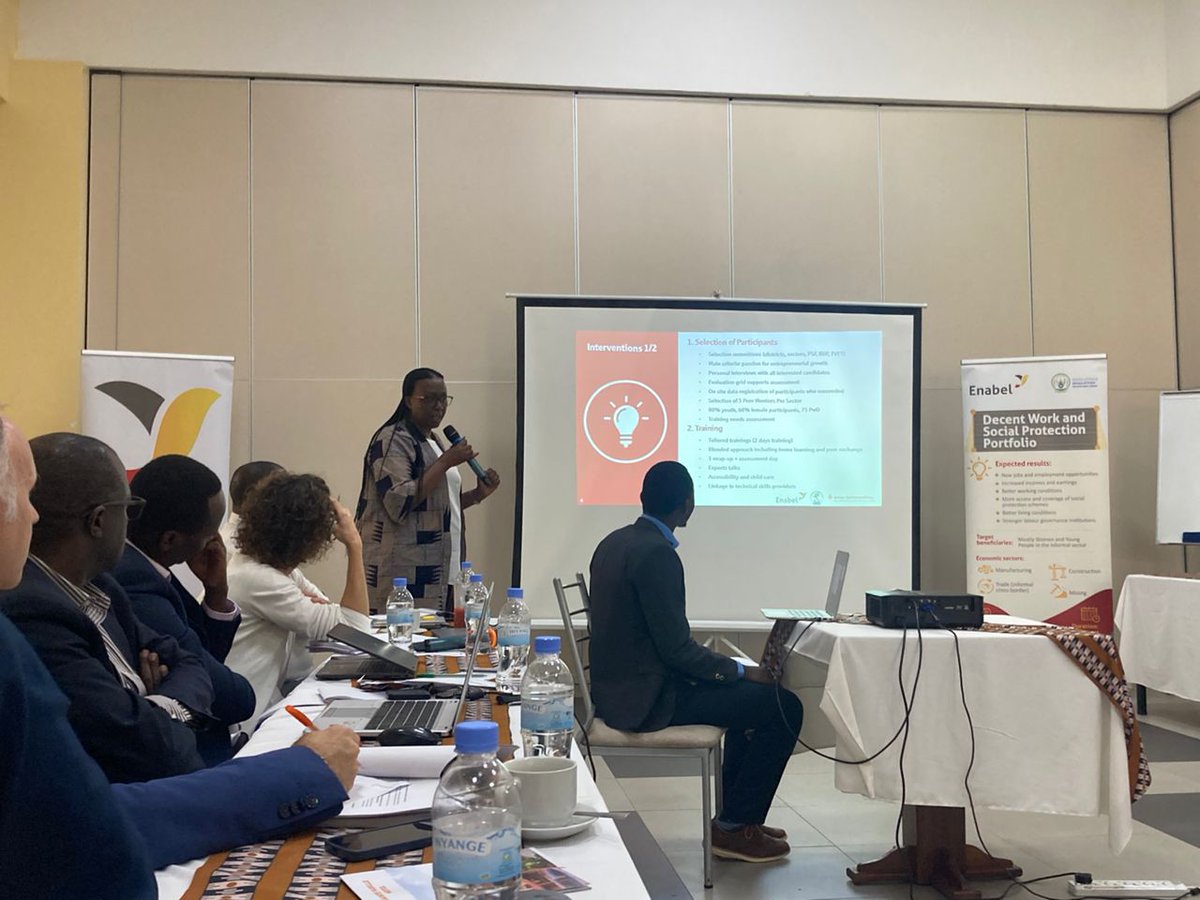 Happening in Brussels today🎇 ! @DSIK_EA team in Rwanda is presenting @EnabelinRwanda interventions in a workshop with #Enabel management and leaders from HQ in Brussels.