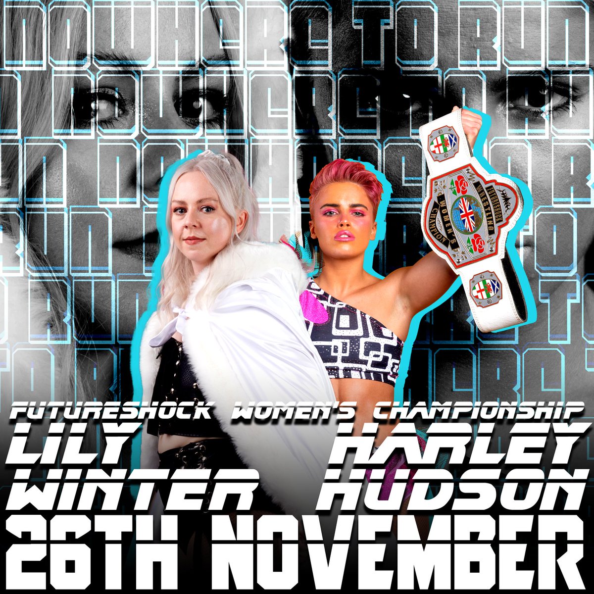 FutureShockWres's tweet image. Another championship match for #NowhereToRun on 26th November? Why not...

Find out tonight!