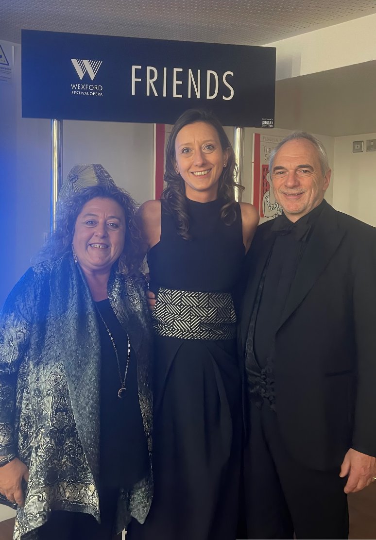 A pleasure to join <a href="/RosettaCucchi/">rosetta cucchi</a> &amp; Randall Shannon from the <a href="/wexfordopera/">WexfordFestivalOpera</a> for the 'La ciociara' production last night. At <a href="/cocacolaie/">Coca-Cola Ireland</a>, we’re delighted to be a sponsor of the festival &amp; fund an initiative to widen participation within the community