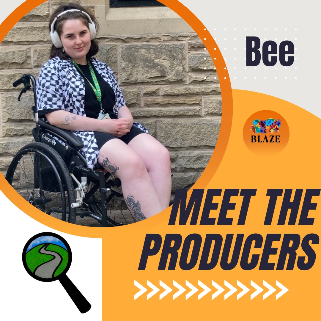 Blazearts's tweet photo. Meet some of the producers from our Access All Areas project! 💥

These fantastic posters have been made by Access All Areas young producer Bee, who also wrote a blog post for our website! Check it out here: https://t.co/Fc77oxhVM7 https://t.co/6x1ZCcDusd