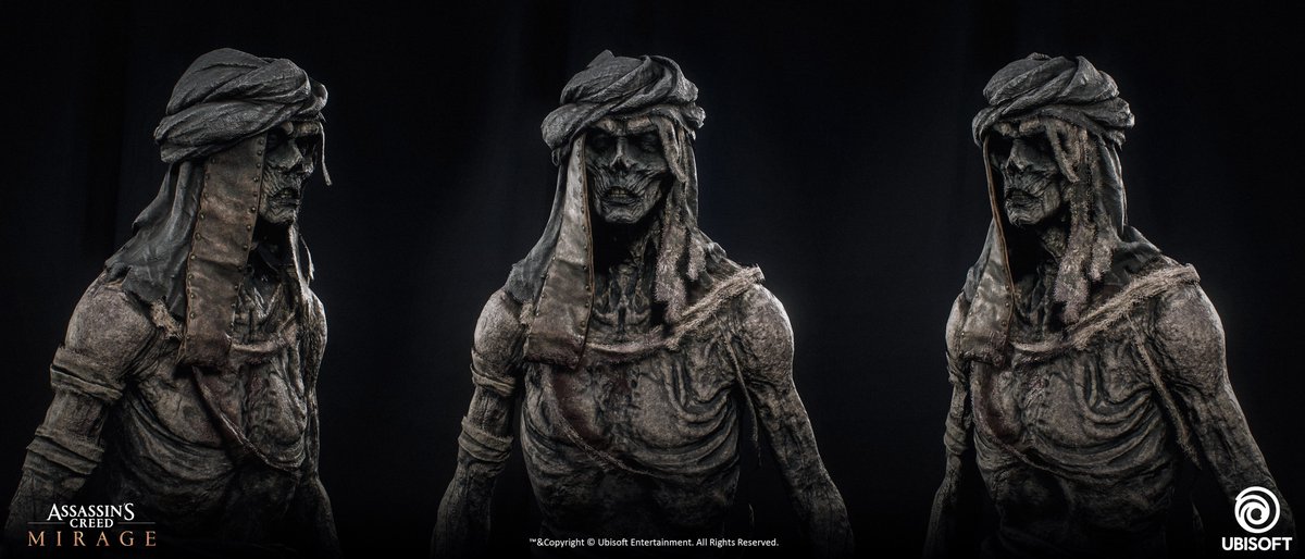 ArthurGatineau's tweet photo. I had the fun but challenging task to design the Djinn for Assassin's Creed Mirage. I tried to sell the mood to the directors as well by creating these quick renders

Full res and other images on artstation
https://t.co/MMD3ZS7hLC

#AssassinsCreed #AssassinsCreedMirage #Ubisoft https://t.co/5m8xNqGqjt