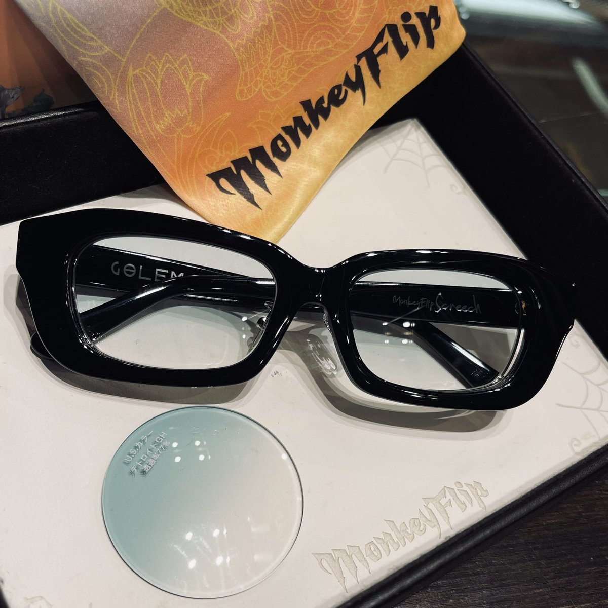 刺青眼鏡 モンキーフリップ 玄武×IZUMO(彫り師) - サングラス/メガネ