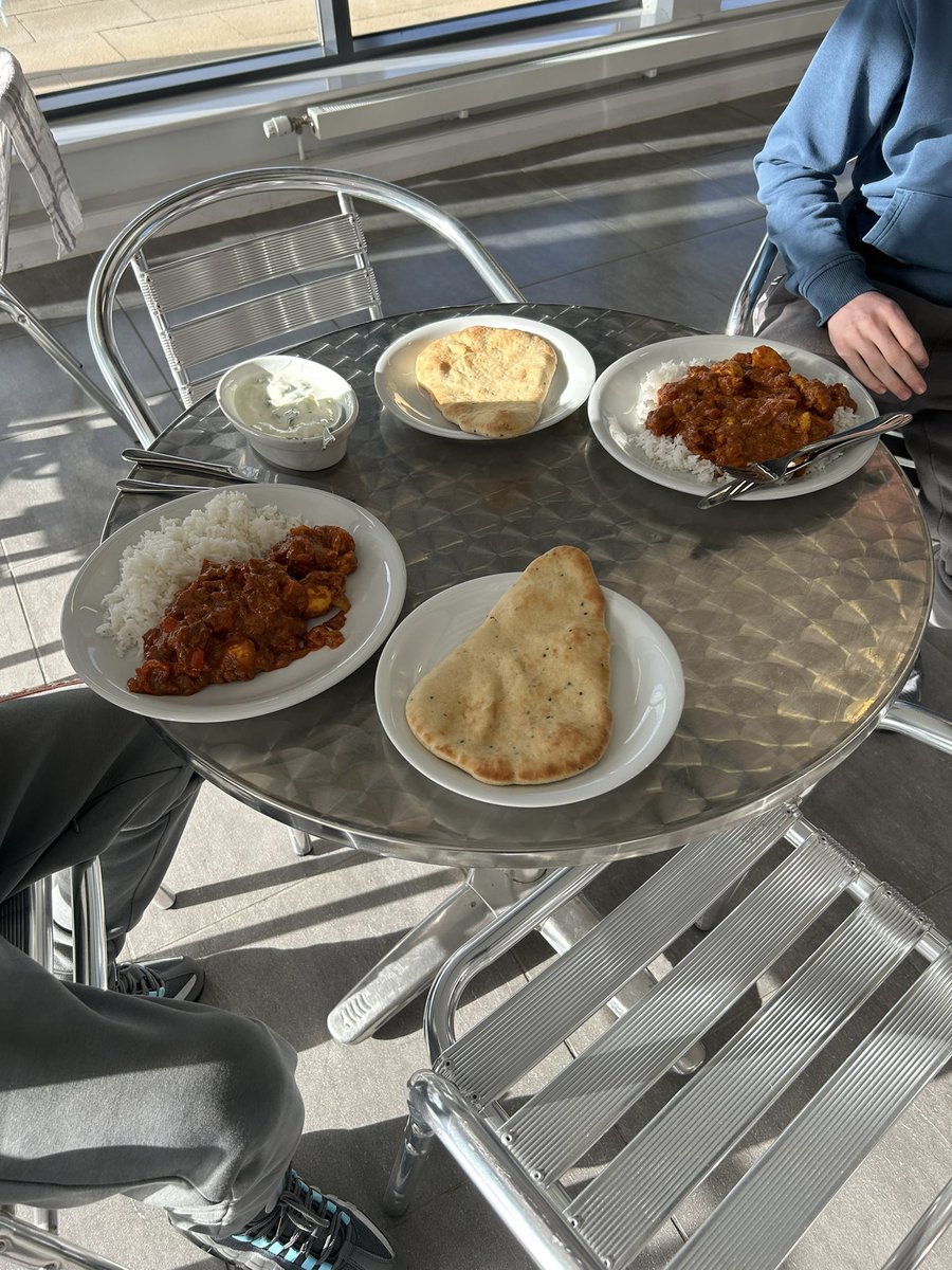 EnrichAcad's tweet photo. #Indianweek we had the first group from Crofton up at our new site in South Kirby today. They made Tikka Masala for their lunch 😋 and enjoyed eating it in the lovely cafe area. https://t.co/WE2HVLqo7j