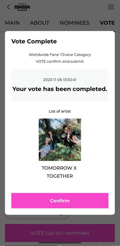 ITAMOAstream's tweet image. MOA! Sono iniziate le votazioni ufficiali per i MAMA❗️

📆Termina il 20/11 ore 16:59 🇮🇹 (11.59 PM 🇰🇷)

🗳️Voto su Mnet+ app
iOS &amp;gt; apps.apple.com/it/app/mnet-pl…
Android &amp;gt; play.google.com/store/apps/det…

🗳️Voto su Spotify
🔗open.spotify.com/playlist/37i9d…

#SugarRushRide #TOMORROW_X_TOGETHER

++
👇