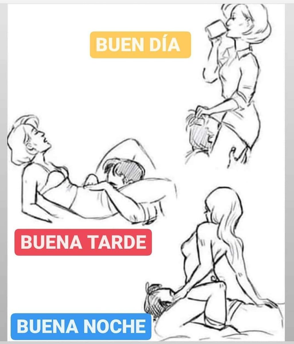 sexologa_san's tweet photo. 🅗🅞🅨
Seamos educados y démonos:
☀️ Buen día ☕
🌤 Buena tarde 👅
🌙 Buena noche 🔥
#sexooral #acualquierhora #querico #memojo #sexologa_san #sexsan https://t.co/EYrOSlZn28