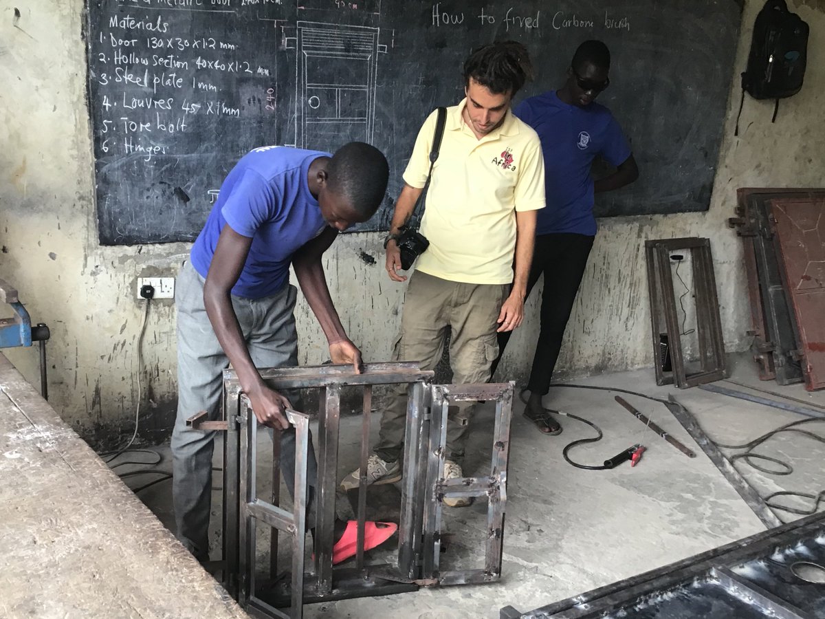 Last Thursday we got a visit from Ermes <a href="/isp365giorni/">Insieme si può</a> . Together we followed up on the #Youth being trained at St Joseph Technical Institute in Gulu. They are currently preparing for the DIT examination. Their involvement and #Progress are fantastic!