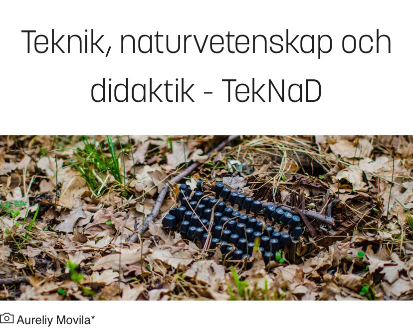 LiU TekNaD (@liuteknad) on Twitter photo Stort grattis till Johanna Frejd och Fredrik Jeppsson som fått beviljade bidrag av <a href="/Vetenskapsradet/">Vetenskapsrådet</a>!
Johanna har beviljats bidrag för Evolution i serieformat och Fredrik för Multimodalt meningsskapande och bedömning i flerspråkiga naturvetenskapliga klassrum. Stort grattis till Johanna Frejd och Fredrik Jeppsson som fått beviljade bidrag av <a href="/Vetenskapsradet/">Vetenskapsrådet</a>!
Johanna har beviljats bidrag för Evolution i serieformat och Fredrik för Multimodalt meningsskapande och bedömning i flerspråkiga naturvetenskapliga klassrum.