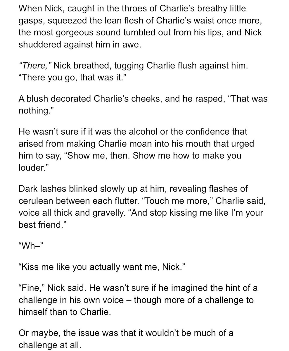 i am having so much fun writing this one shot
