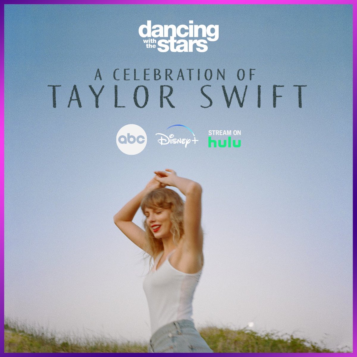 It’s been a long time coming…join us for A Celebration of Taylor Swift, live November 21 on <a href="/ABCNetwork/">ABC</a> and <a href="/DisneyPlus/">Disney+</a>! Stream on @Hulu. #DWTSxTaylorSwift <a href="/taylorswift13/">Taylor Swift</a>