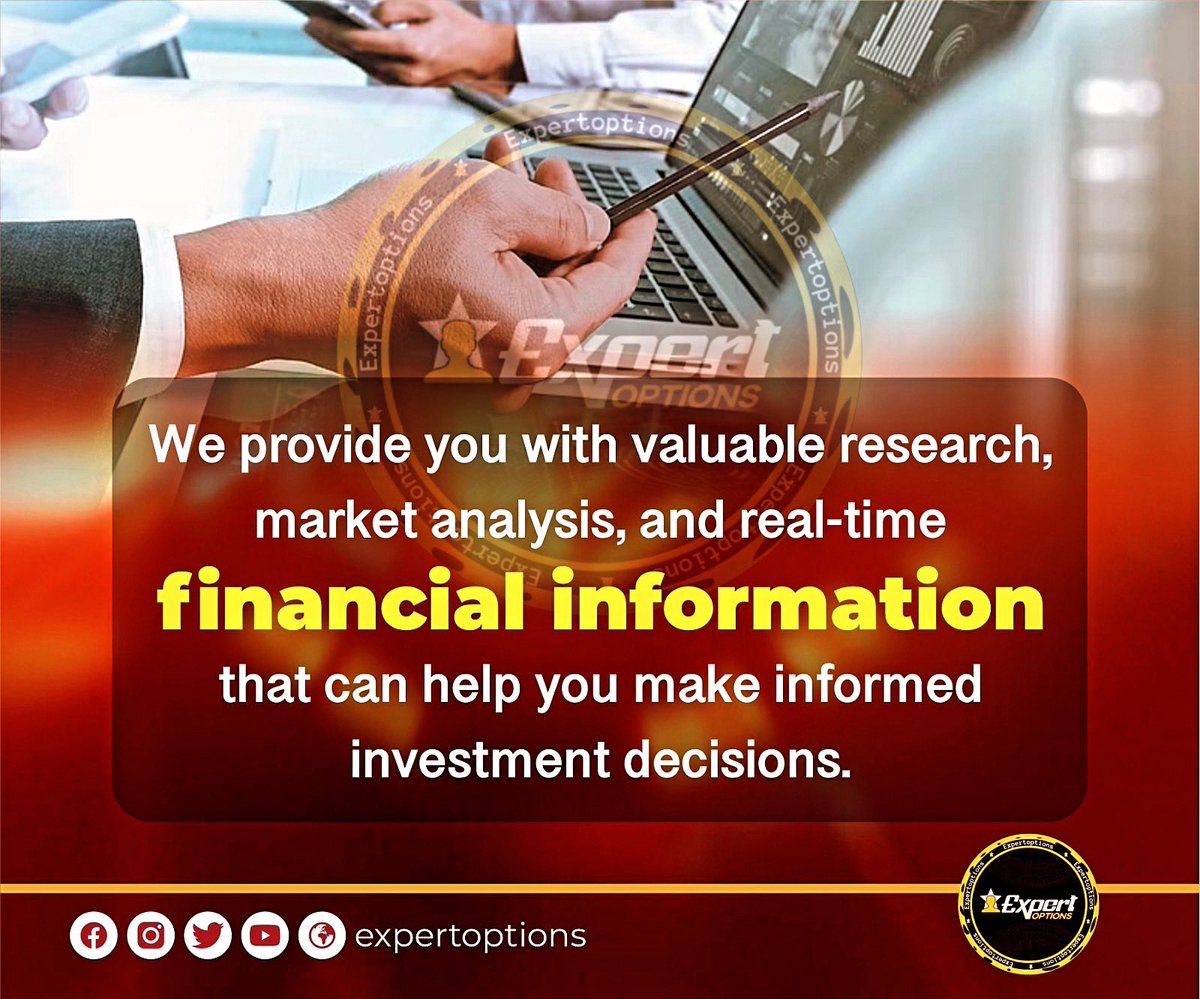 ExpertInOptions's tweet photo. These educational materials are designed to suit both beginners and seasoned investors, ensuring a well-rounded understanding of the market.
#ExpertOptions #InvestmentOpportunities #Cryptocurrency #Bitcoin #FinancialBrokerage #Economicrecovery https://t.co/5I7ppZ0Vrs