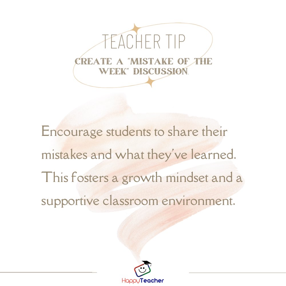 How do you promote learning from mistakes? 🌱🧠 #TeachingTip #GrowthMindset