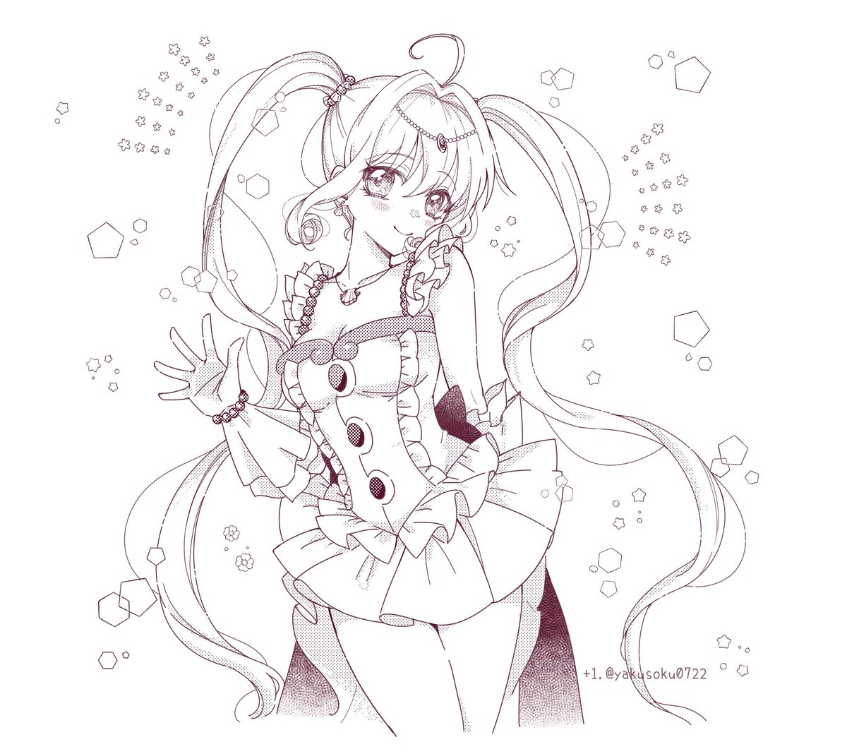 なんか久しぶりにるちあ描いた...🩷