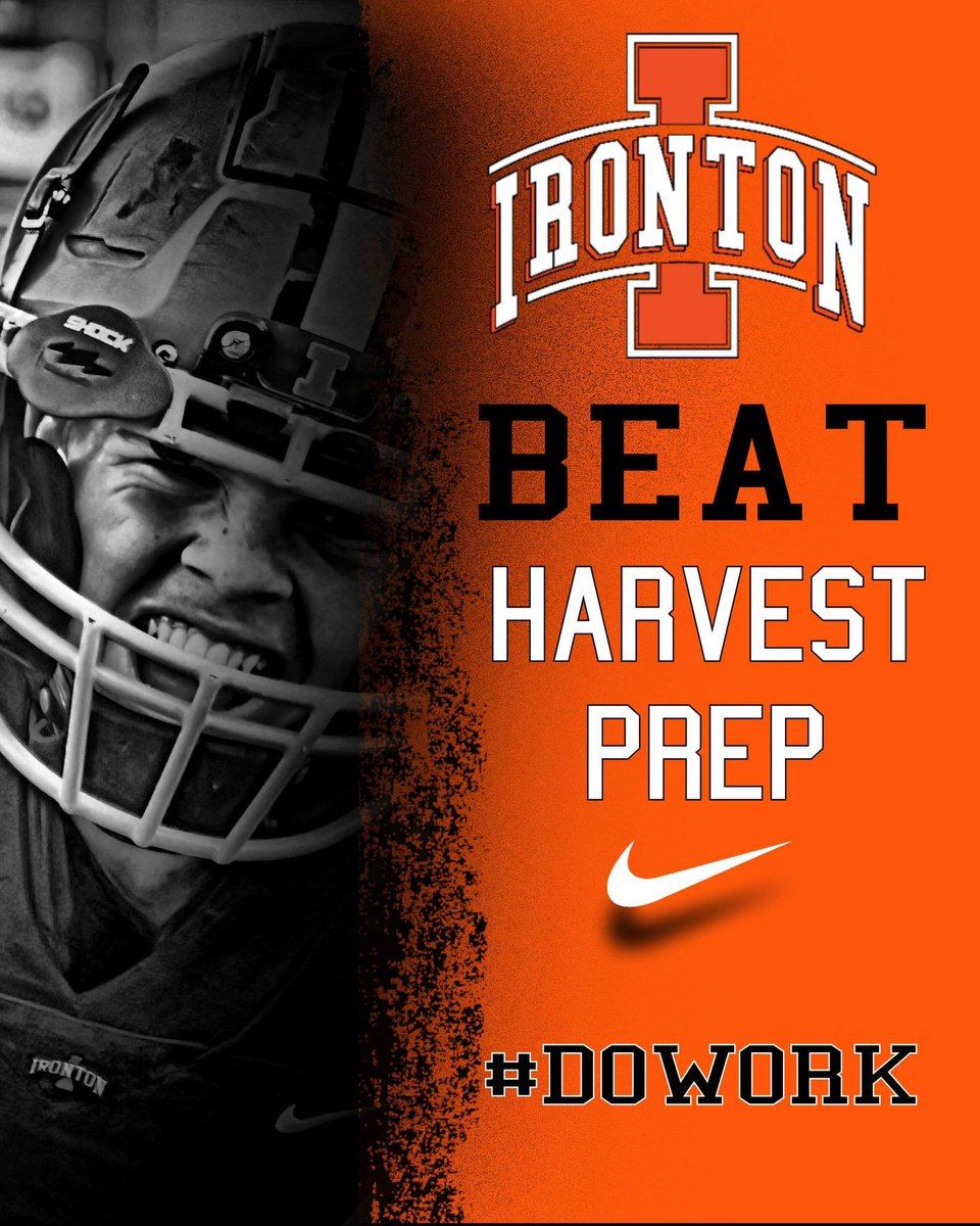 FootballIronton's tweet photo. GAME WEEK! 🐅
#LeaveNoDoubt
#BeatHP https://t.co/vnjLGUPCfx