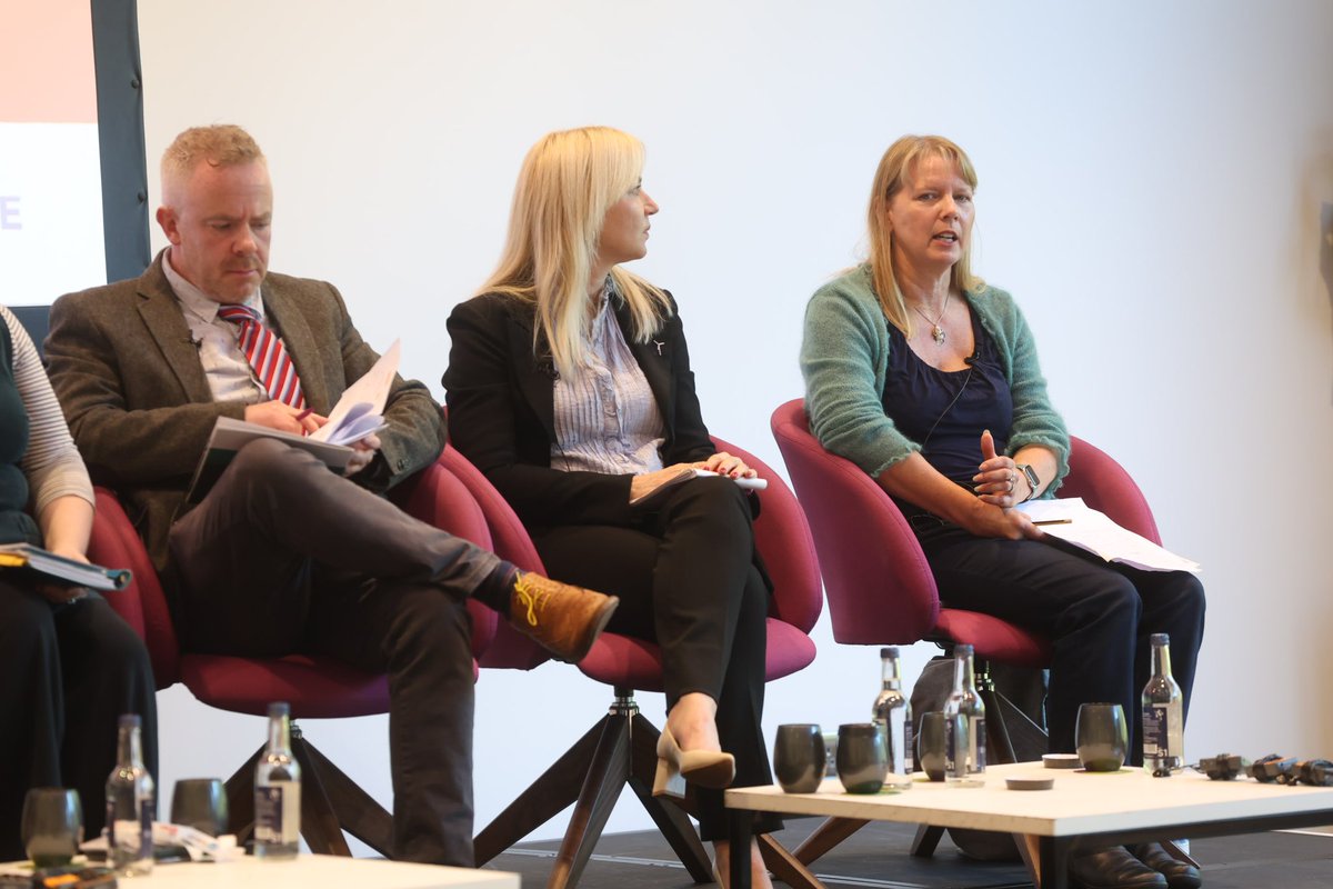 PCFCIC's tweet photo. A packed room for the session on Renewable Energy: ‘A game-changer for biodiversity’ at the Future Energy Wales conference #few23.

Sue Burton, @PembsMarineLife outlines the importance of ‘changing behaviour and not just thinking about physical restoration alone’. https://t.co/rHrxVUra3u
