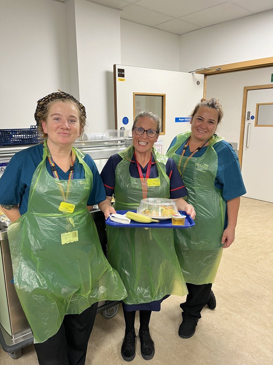 Winter is coming ..thank you to our wonderful catering  and domestic team for recommencing a hot meal service for our Emergency arrivals .