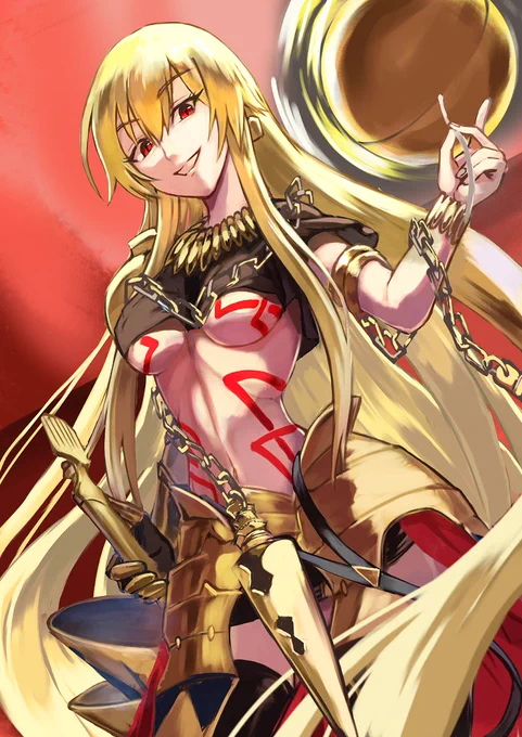 #ギルガメッシュ #女体化次のボックスイベントこんなのよくない?女帝ギルガメッシュどれだけの人が知ってるかな? 