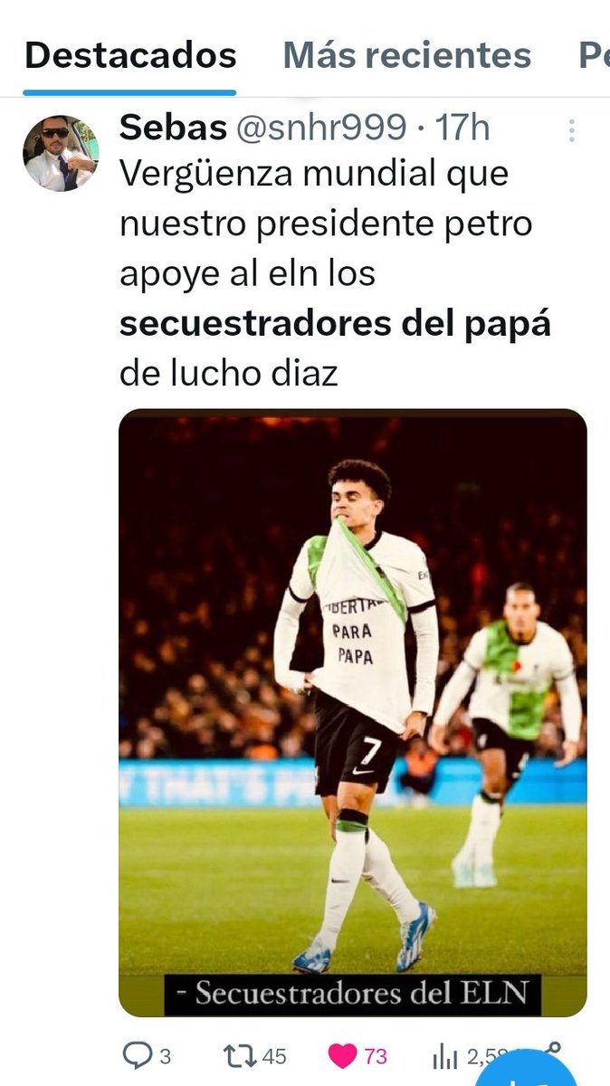 Categrico2's tweet photo. VERGÜENZA MUNDIAL
Alias Patricia del Eln y amiga de borracho adicto Gustavo Petro es la secuestradora del papá de Lucho Díaz. #LibertadParaPapa
https://t.co/xT2IN7y0Ql https://t.co/ecnKp5Nf98