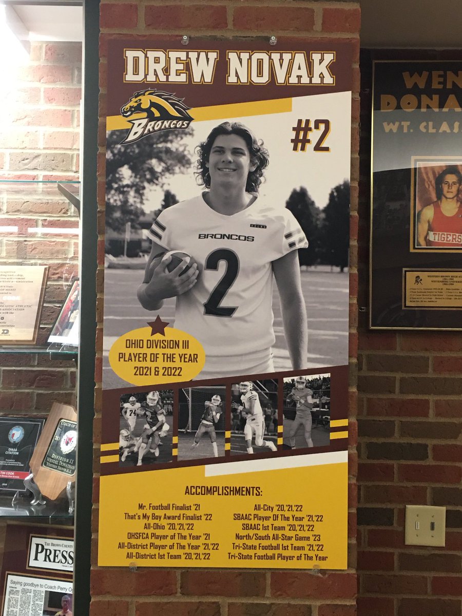 We love to celebrate our coaches and athletes! This time it is for back to back Ohio Division III Player of the Year honors among a host of other awards! Bronco Pride!