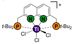 Although our focus is on bimetallics, sometimes we stumble upon monometallics that are simply too awesome to not explore further. <a href="/ErrikosKounalis/">Errikos Kounalis</a>  found the first example: Pendulum‐like Hemilability in a Ti‐based Frustrated Lewis Trio: chemrxiv.org/engage/chemrxi…😍 1/n