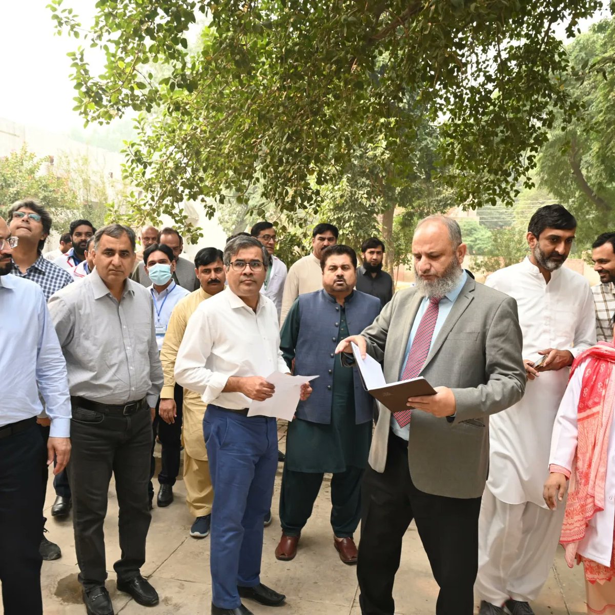 SLMCSWL's tweet photo. Visit of Secretary SHC&amp;MED to see Nursing College, Allied health college, LHV school, Cardiology institute and under construction OTs in New block, dated 6th September 2023 https://t.co/X6XFlsoHu7
