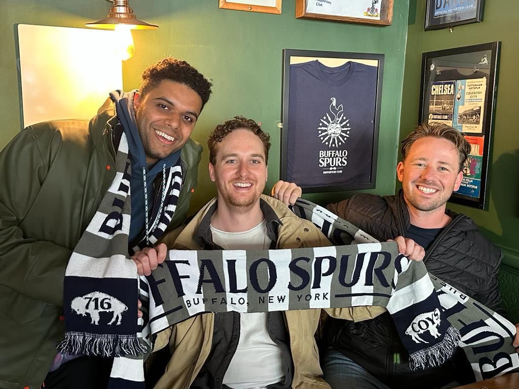 buffalospurs's tweet photo. If you see our boys at the match, buy them a drink, thank you in advance 

🍺 🐓 coys https://t.co/kVwGBeReDw