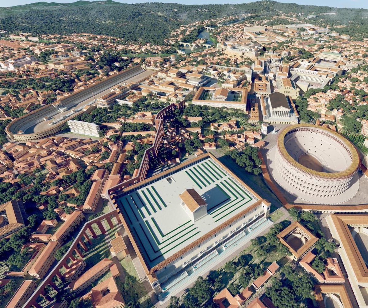 Experience Rome Reborn 4.0 by taking the stunning &amp; scientifically accurate virtual tour "Flight Over Ancient Rome" on Yorescape, which runs on mobile and PC. To celebrate the launch of this new virtual tour, we are giving you one week of free access:  yorescape.page.link/rome