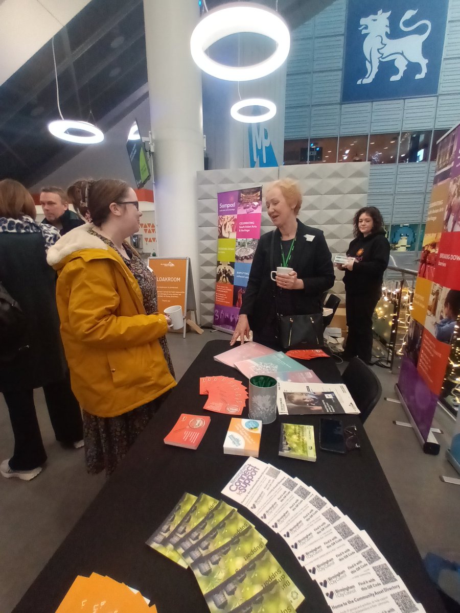 Good to catch up with so many people at the @BVSC stand at the @BhamCityCouncil Cost of Living event. 
#costoflivingweek
#helpinbrum