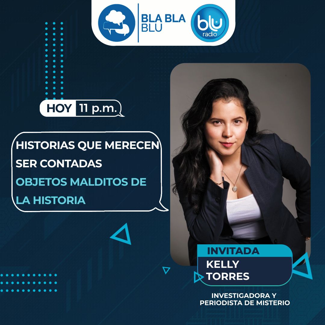 Como lo prometido es deuda, esta noche a las 11pm les traemos con @entreelquintero en #BlaBlaBlu, un programa sobre objetos malditos. Historias bien interesantes 👻