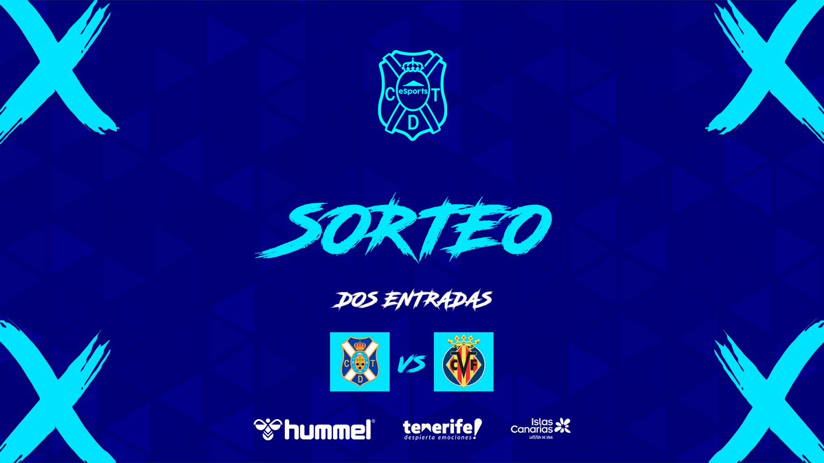 🎟️SORTEO 2 ENTRADAS🎟️

¿Quieres vivir el partido del <a href="/CDTOficial/">CD Tenerife 🏴󠁧󠁢󠁳󠁣󠁴󠁿</a> en el #HRL 🏟️ este Domingo?

Participa en el sorteo para ver el #TenerifeVillarrealB

🆕Sigue a <a href="/CDTOficial/">CD Tenerife 🏴󠁧󠁢󠁳󠁣󠁴󠁿</a> 
🔄Da RT a este tweet
🗨️Menciona con quien te gustaría asistir

#SaltamosAlCampo