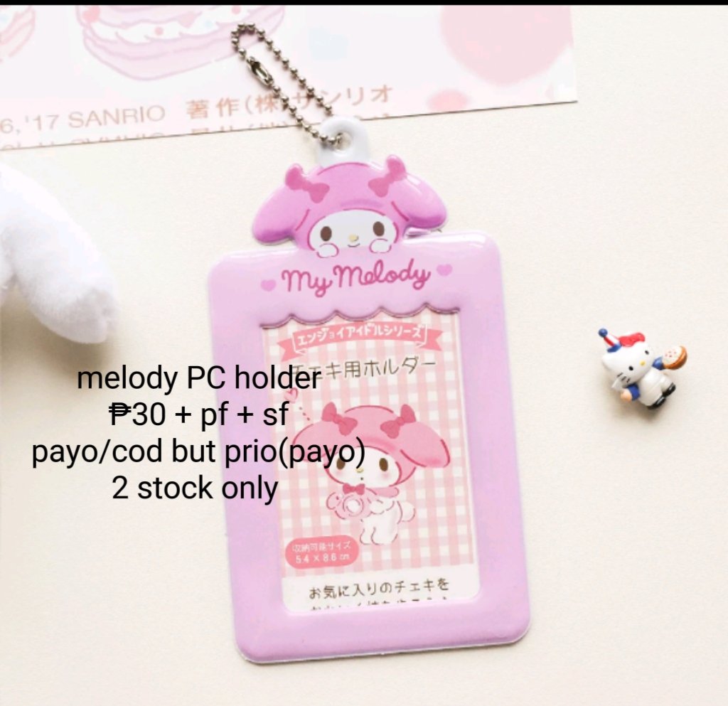 jenrkives's tweet photo. wts lfb .ᐟ
- #morisells -
꒰ my melody photocard holder ! ꒱
➩ P30 + pf + sf
➩ payo/con but prio payo !
➩ 2 stocks onli !!
➩ reply "mine" or dm @nywji_
to claim !!
⌗ my melody pc holder photocard sanrio ph https://t.co/N0iFp2PsN8