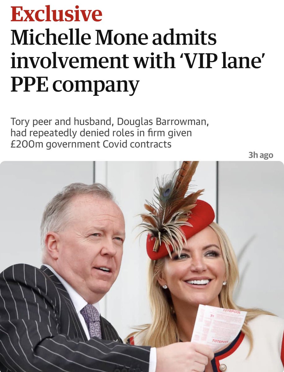 MICHELLE MONE 2 of 2 Finally the lies unravel... Let me be very clear. What she & her husband Doug Barrowman have done disgusts me. The money MUST be retrieved & I hope criminal proceedings follow. To profiteer in the pandemic and lie and spend and mock the good people in this