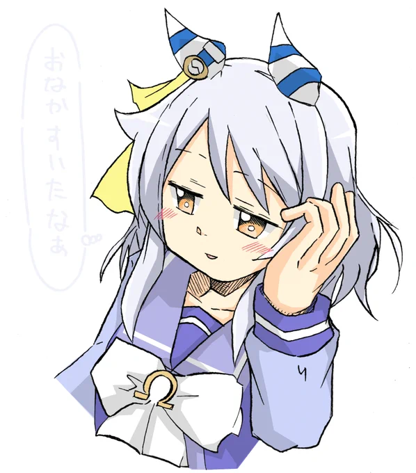 僕もアンニュイミラ子は絶対美人だと思うので描きました #ウマ娘 #ヒシミラクル
