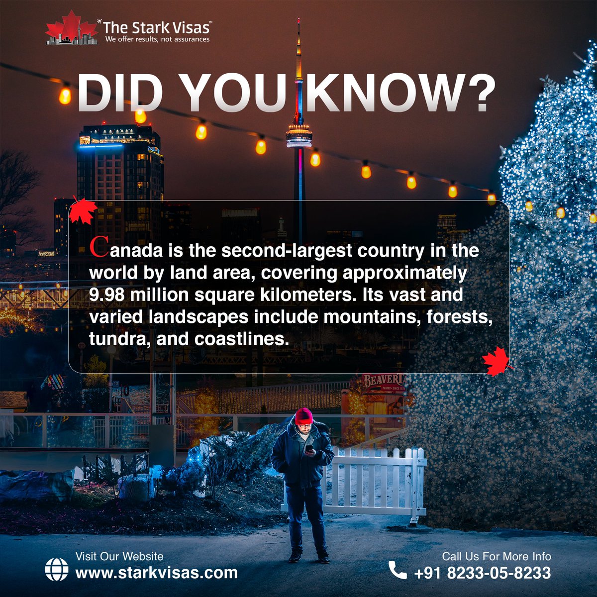 StarkVisas's tweet image. Did You Know?   

#mondaymap #FactAboutCanada #canadaimmigrants #canadaimmigration #starkvisas #thestarkvisas